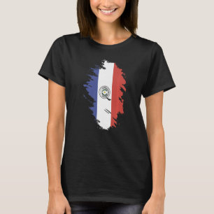Camiseta Bandeira Nacional do Paraguai, lembrança feminina