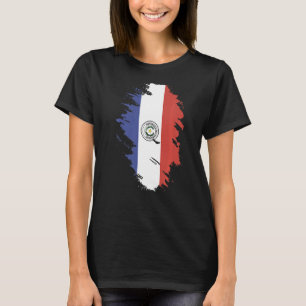 Camiseta Bandeira Nacional do Paraguai, lembrança feminina