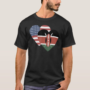 Camiseta Bandeira Nacional do Quénia souvenir para homens 8