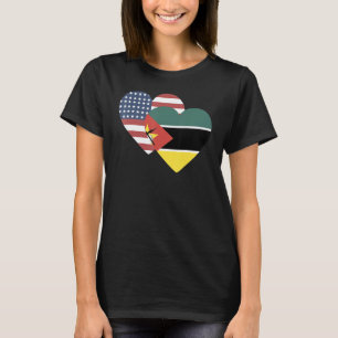 Camiseta Bandeira Nacional do Souvenir de Moçambique para M