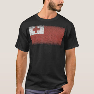 Camiseta Bandeira Nacional do souvenir de Tonga para homens