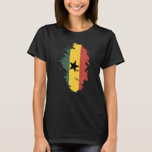 Camiseta Bandeira Nacional do Souvenir do Gana para mulhere