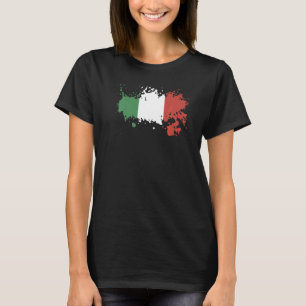 Camiseta Bandeira Nacional do Souvenir italiano para homens