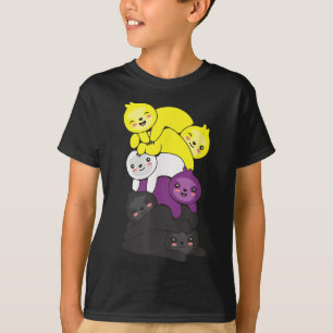 Camiseta Bandeira não binária Orgulho não binário LGBT Slot