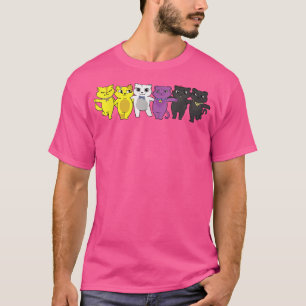 Camiseta Bandeira Não Binária Orgulho Não Binário LGBTQ Gat