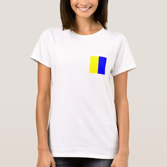 Camiseta Bandeira Náutica K (Frente)