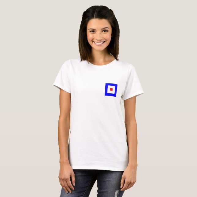 Camiseta Bandeira Náutica W (Frente Completa)