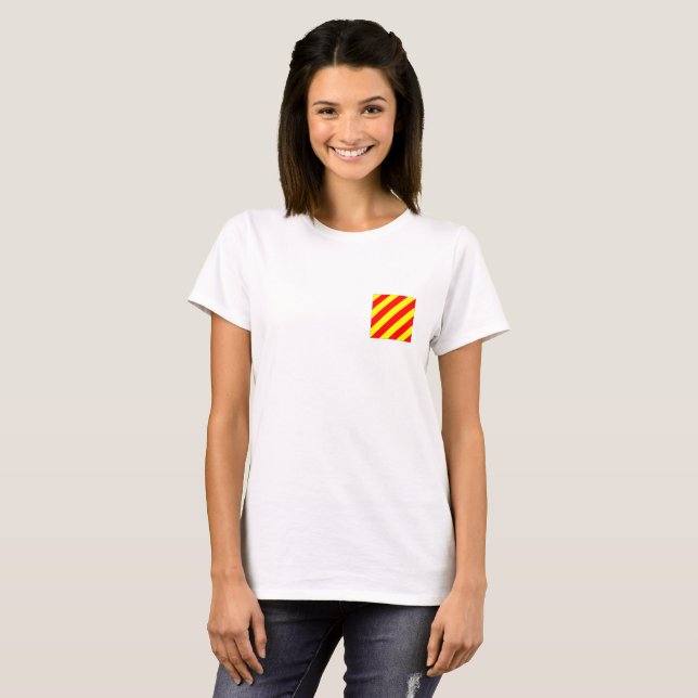 Camiseta Bandeira Náutica Y (Frente Completa)