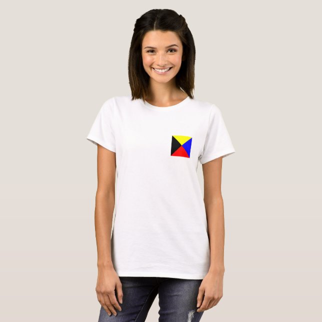 Camiseta Bandeira Náutica Z (Frente Completa)