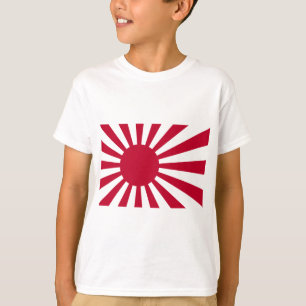 Camiseta Bandeira naval de Japão - bandeira japonesa de Su
