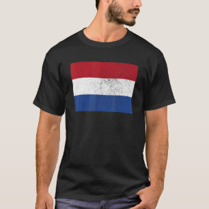 Camiseta Bandeira Neerlandesa do Orgulho neerlandês Bandeir