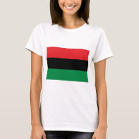 Bandeira Negra Vermelha e Verde Pan-Africana da UN