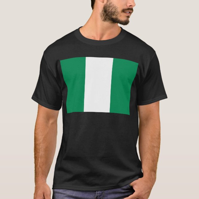 Camiseta Bandeira nigeriana (Frente)