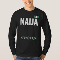 Bandeira nigeriana no coração 9ja patriota Naija n