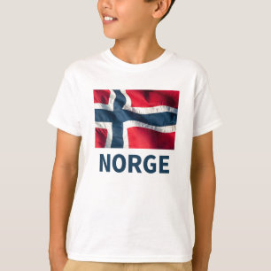 Camiseta Bandeira norueguesa