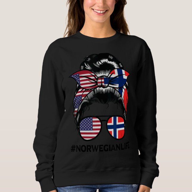 Camiseta Bandeira Norueguesa (Frente)