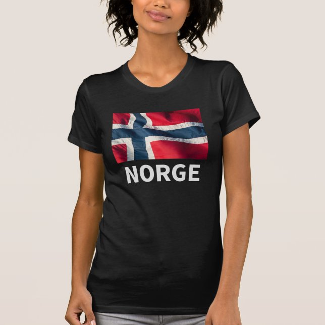 Camiseta Bandeira norueguesa (Frente)