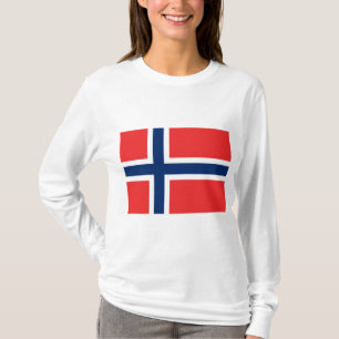 Camiseta Bandeira norueguesa (Noruega)