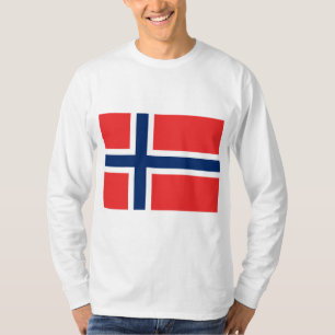 Camiseta Bandeira norueguesa (Noruega)