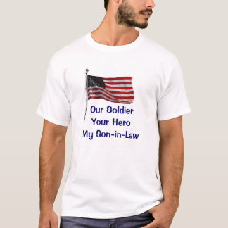 Camiseta Bandeira, nosso genro de SoldierYour HeroMy
