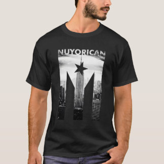 Camiseta Bandeira Nuyorican De Porto Rico Impressão