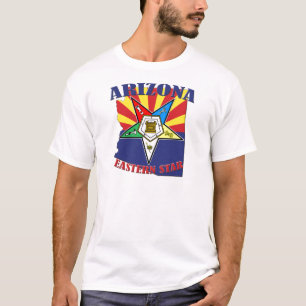 Camiseta Bandeira oriental do estado da estrela da arizona