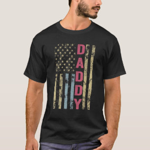 Camiseta Bandeira Pai Americana Do Mens 4 De Julho M