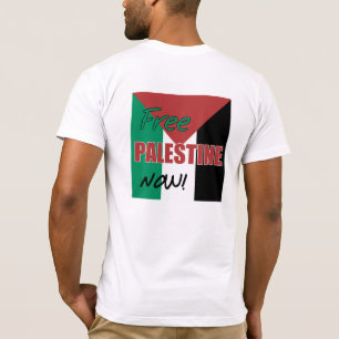 Camiseta Bandeira palestina livre de Palestina agora
