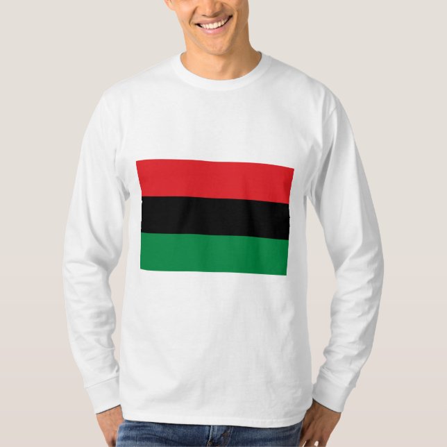 Camiseta Bandeira Pan-Africana (Frente)
