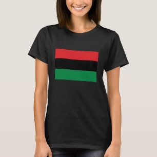 Camiseta Bandeira Pan-Africana e Símbolo Unia