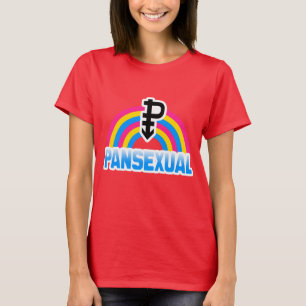 CAMISETA BANDEIRA PANSEXUAL DO ARCO-ÍRIS