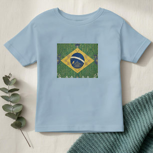 Camiseta Bandeira Patrimonial Art Déco Brasil Estilo an
