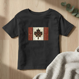 Camiseta Bandeira Patrimonial Art Déco Canadá Anos 1920