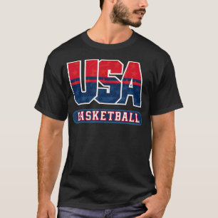 Camiseta Bandeira Patriótica Americana de Basquete