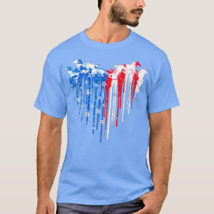 Camiseta Bandeira Patriótica Americana do Cavalo - Vintage