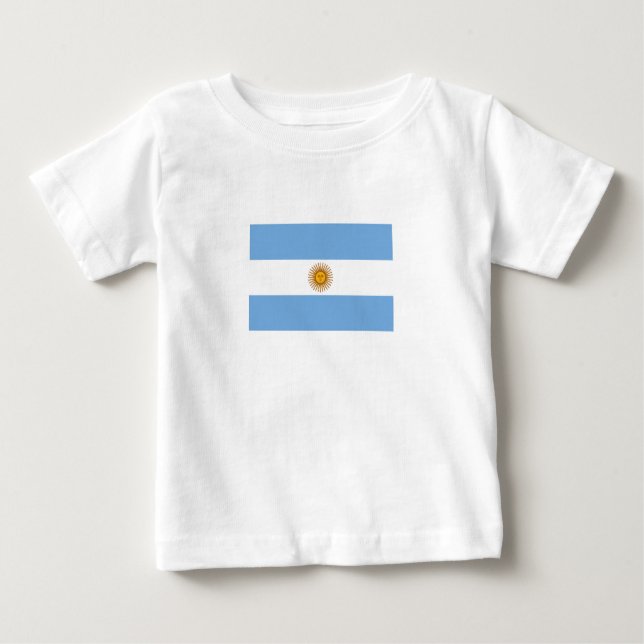 Camiseta Bandeira Patriótica Argentina (Frente)