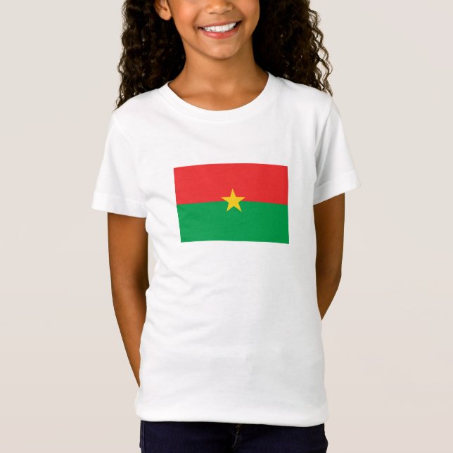 Camiseta Bandeira Patriótica Burkina Faso (Frente)