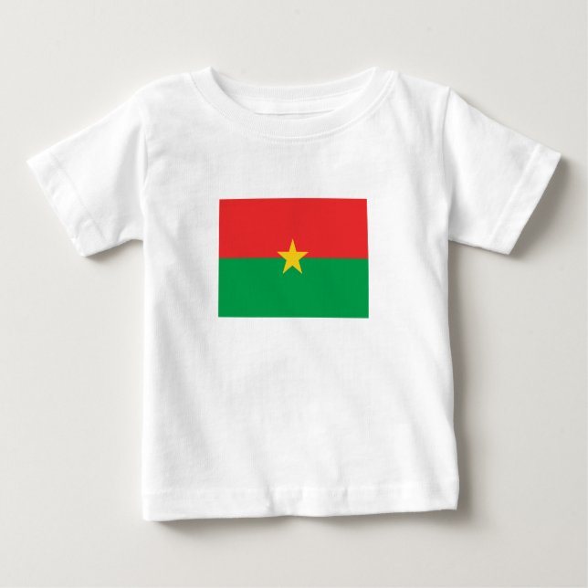 Camiseta Bandeira Patriótica Burkina Faso (Frente)