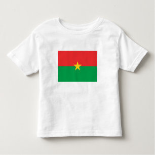 Camiseta Bandeira Patriótica Burkina Faso