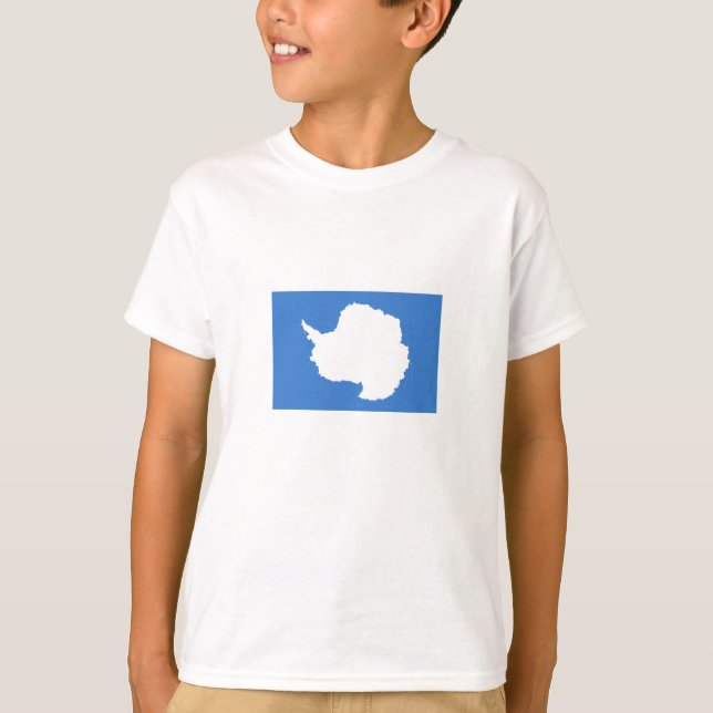 Camiseta Bandeira Patriótica da Antártica (Frente)