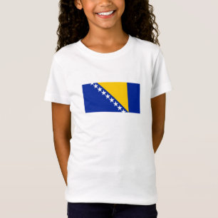Camiseta Bandeira Patriótica da Bósnia Herzegovina