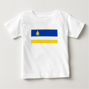 Camiseta Bandeira Patriótica da Buriácia