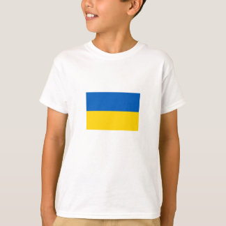 Camiseta Bandeira Patriótica da Ucrânia
