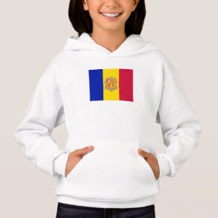 Camiseta Bandeira Patriótica de Andorra