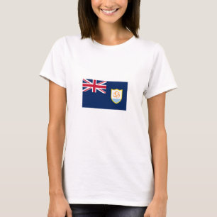 Camiseta Bandeira Patriótica de Anguilla