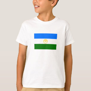 Camiseta Bandeira Patriótica de Bashkortostan