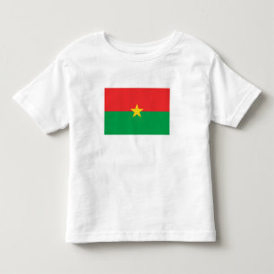 Camiseta Bandeira Patriótica de Burkina Faso