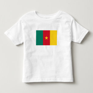 Camiseta Bandeira Patriótica de Camarões