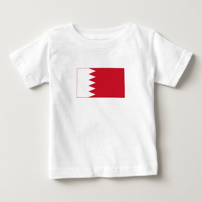 Camiseta Bandeira Patriótica do Bahrein (Frente)