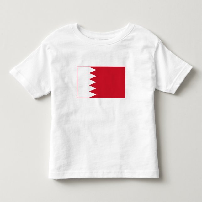 Camiseta Bandeira Patriótica do Bahrein (Frente)